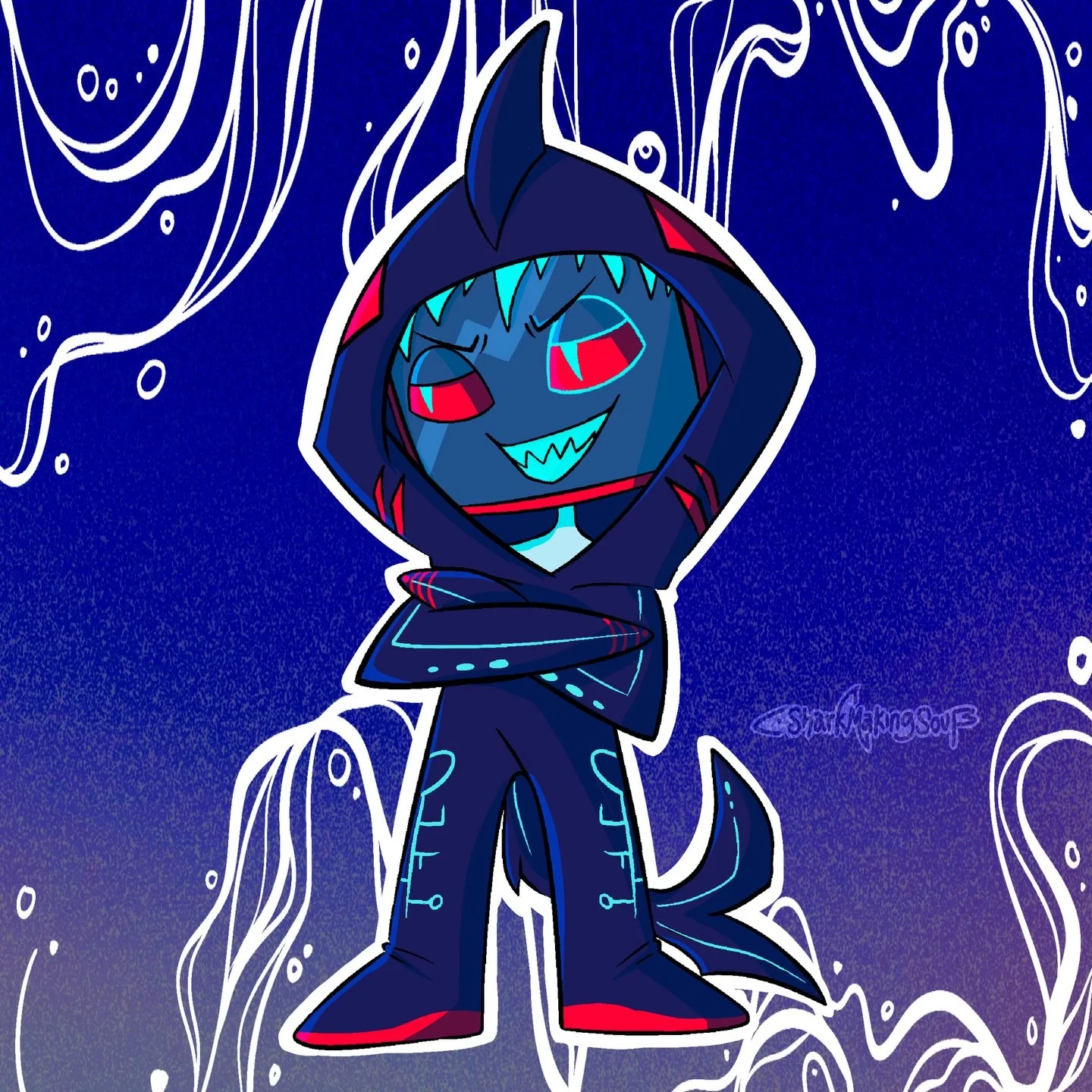 New designs now available on my website 💙🩵🤍
.
.
#hazbinhotel #vox #fanart #hellava #alastor