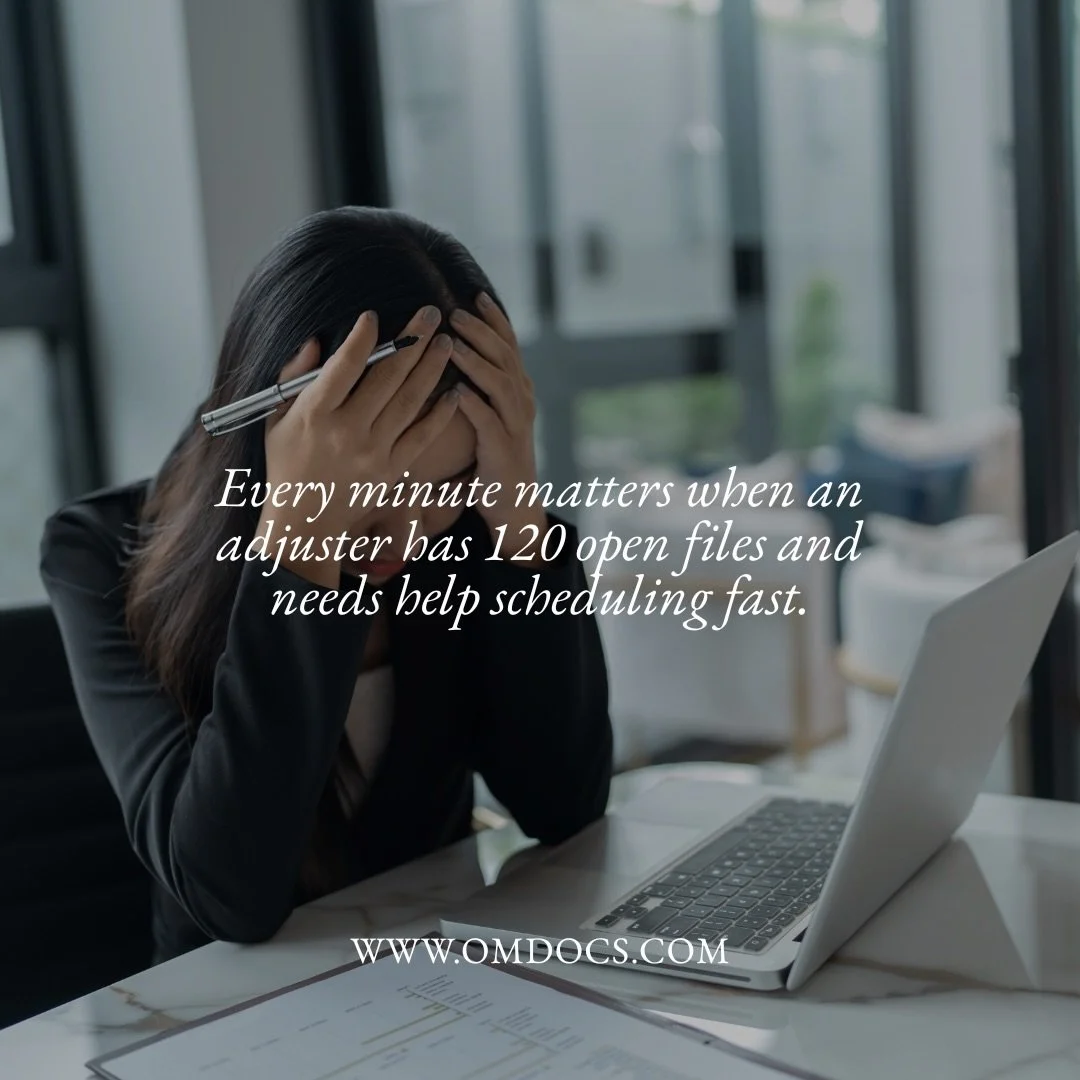 When an employee gets hurt at work, having fast access to the best care matters.

OM helps streamline access to WorkCompReady Certified doctors who prioritize patient care and understand workers&rsquo; compensation.

&bull; Orthopaedic Surgery (shoul