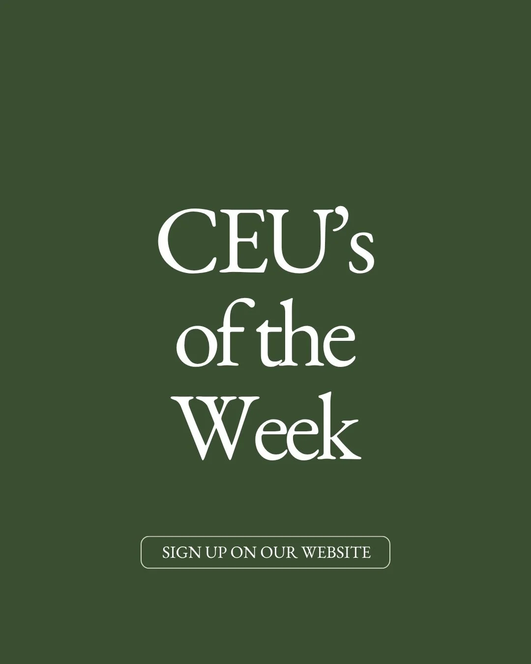 CEUs of the Week 🗓️

 Live CEU sessions with expert physicians on the topics workers&rsquo; comp professionals actually need.

Earn credits. Get answers. Stay sharp.✨

👉Register free at www.omdocs.com &mdash; limited spots available 

 #WorkersComp