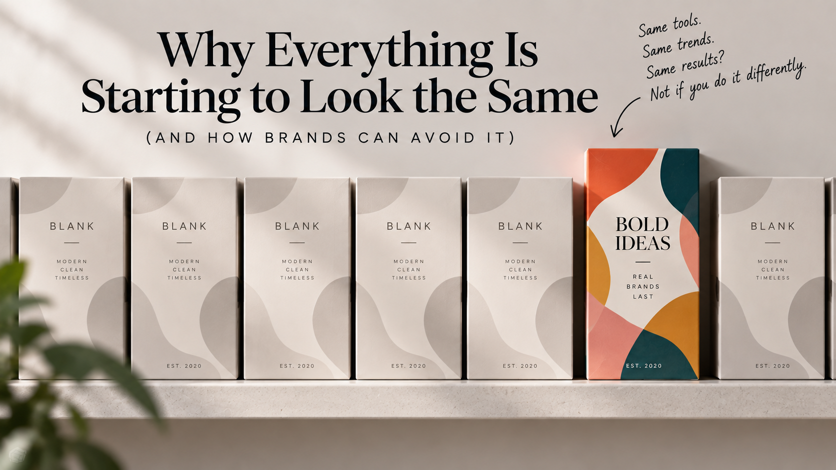 Why Everything Is Starting to Look the Same (And How Brands Can Avoid It)