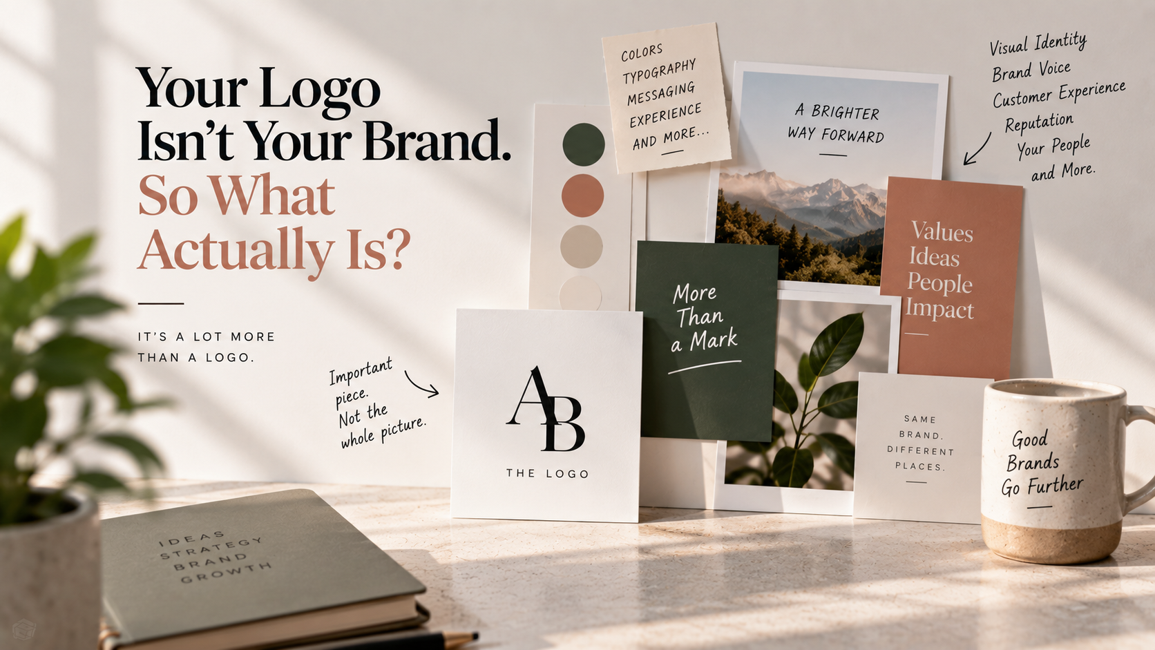 Your Logo Isn’t Your Brand. So What Actually Is?