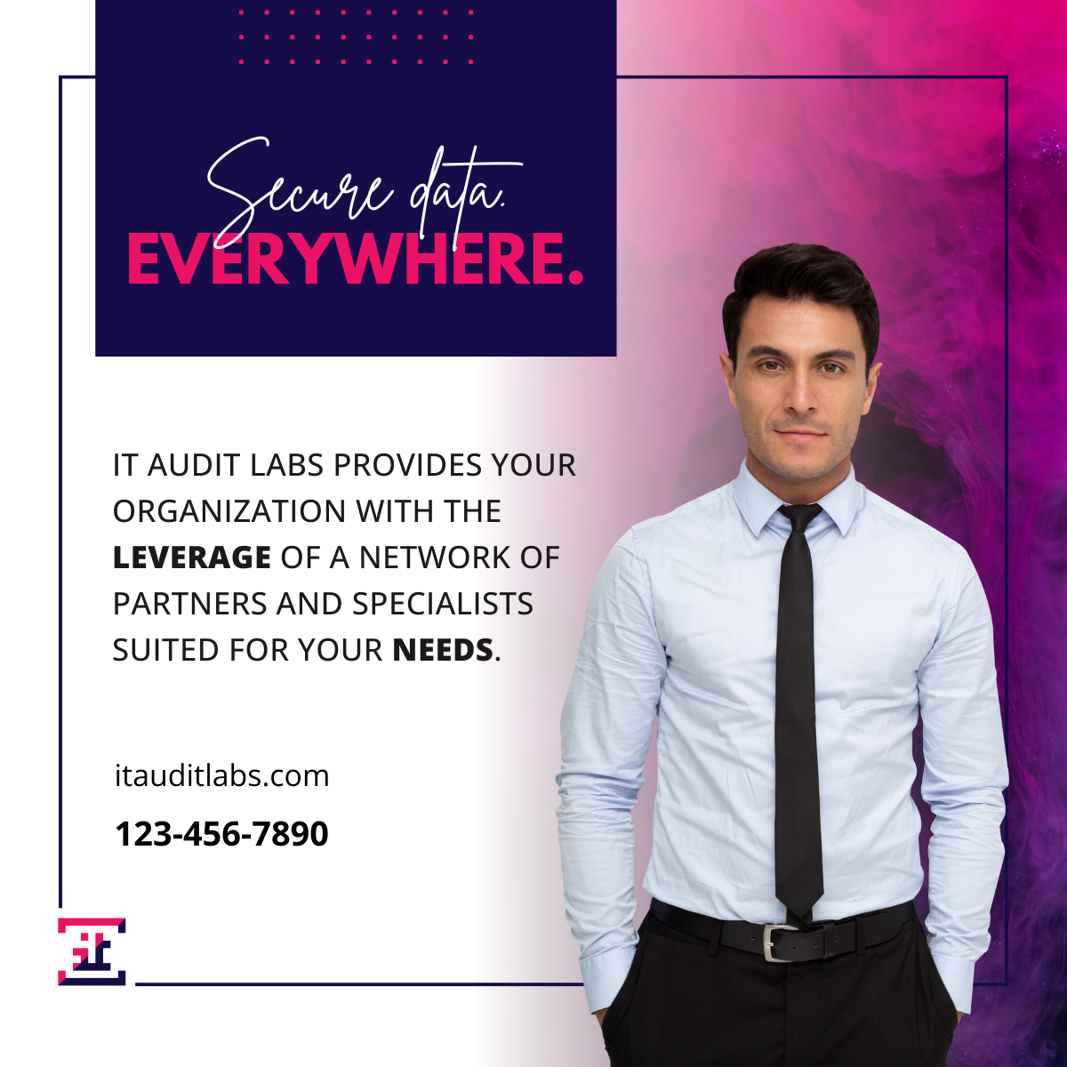 A bold, social-first design built to capture attention, highlight expertise, and feel human, clear, and confident in the feed.