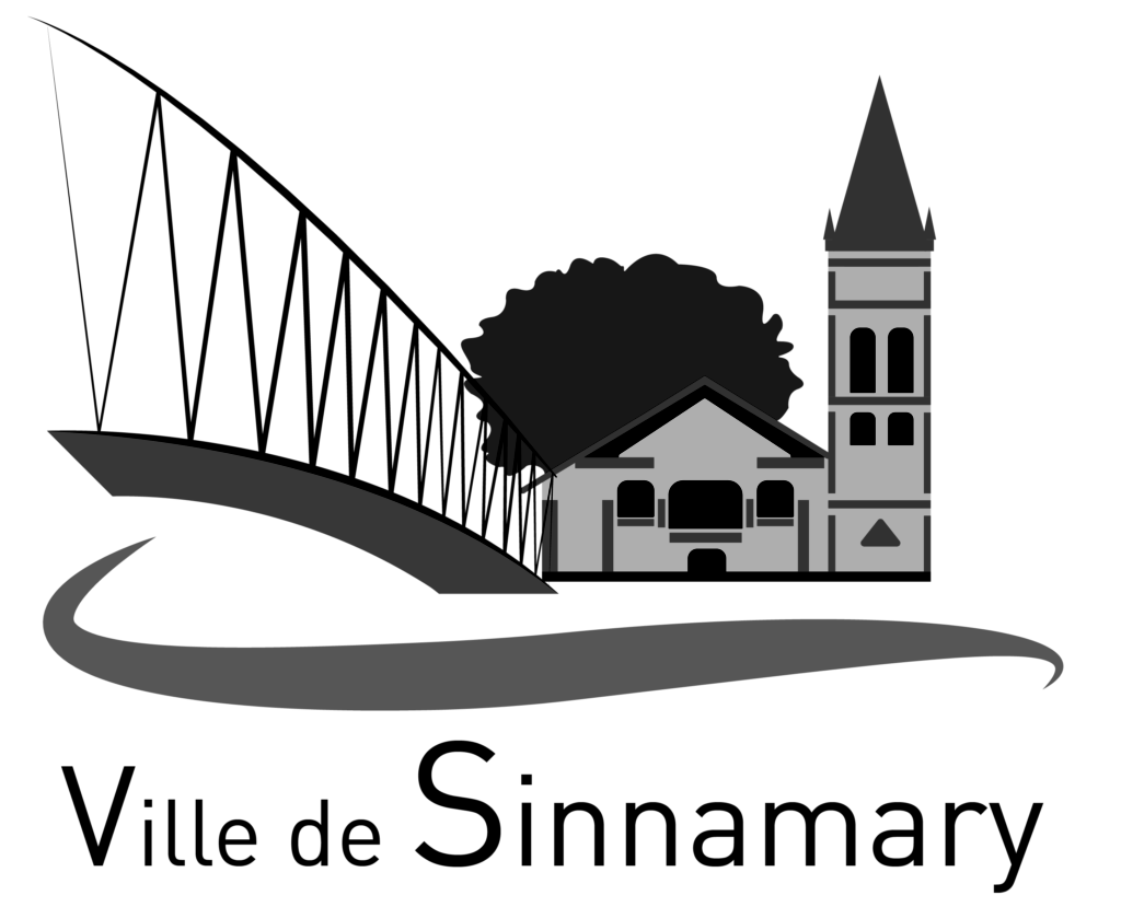 Une illustration monochrome d'une église avec un clocher, un arbre derrière et une route courbe au premier plan.