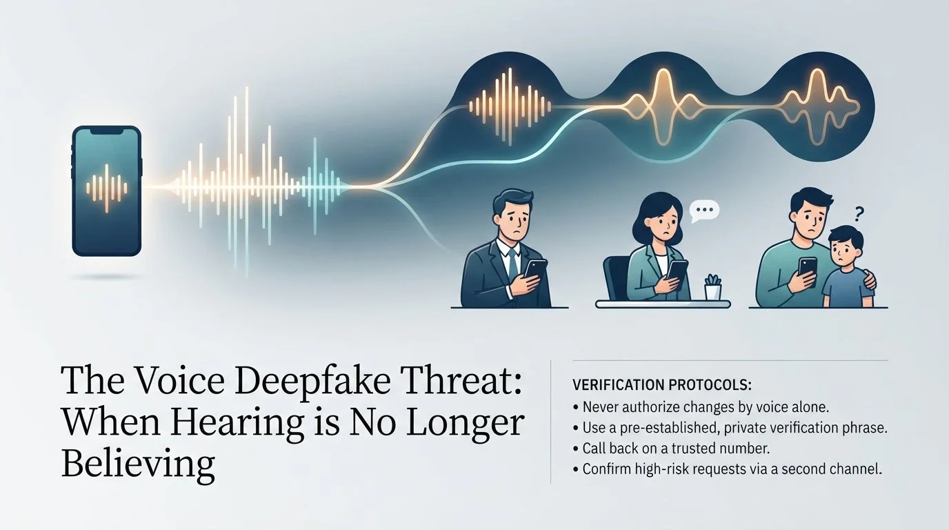A familiar voice is no longer proof of identity.