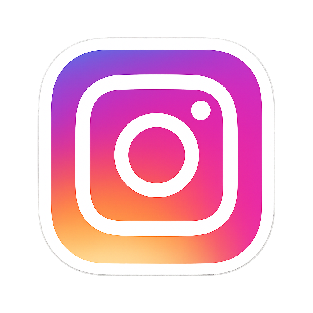 Instagram app icon with a colorful gradient background and a white outline of a camera.