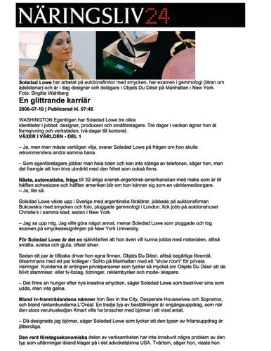 A collage of images related to business and jewelry, including a woman, jewelry items, and a business setting.