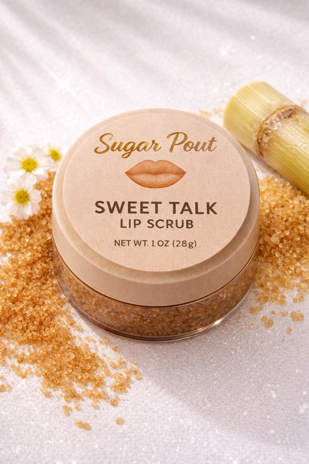 Sweet Talk – Brown Sugar Lip Scrub for Soft, Smooth Lips