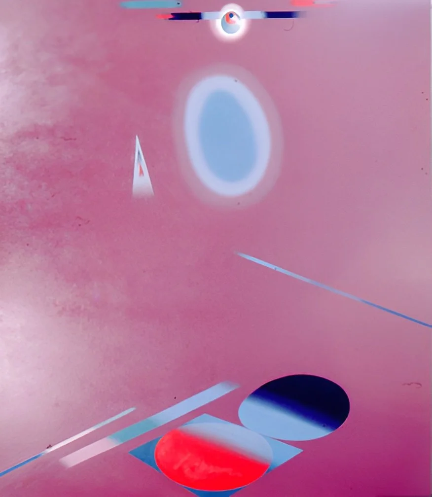 1971, "Ife Series," 11 x 14 in., Acrylic on Canvas