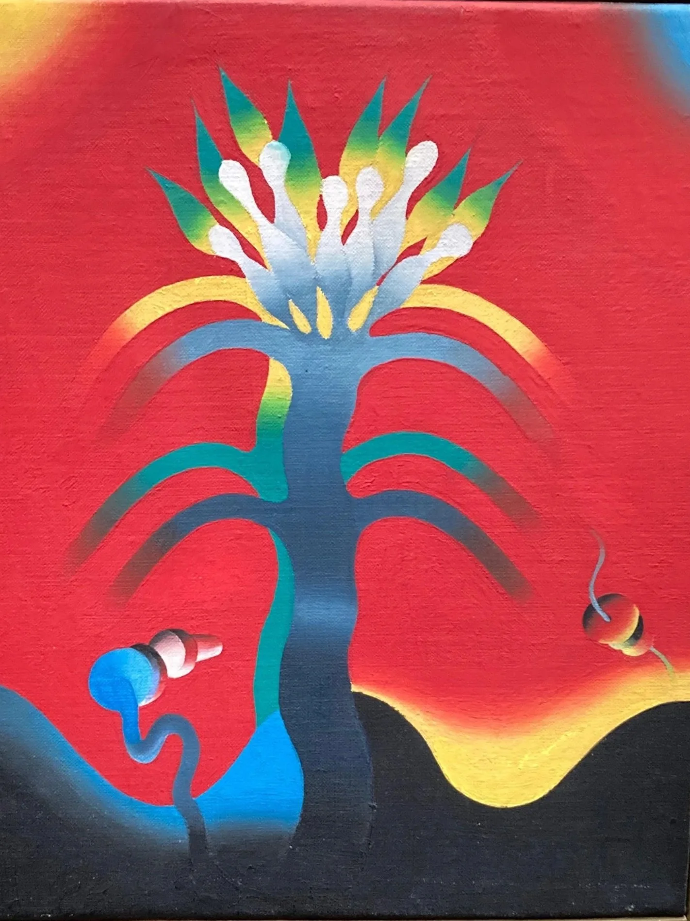 1969, "The Nigger Tree II," Oil on Canvas