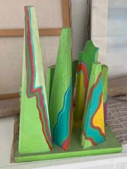 1966, "Poison Green," Construction Piece