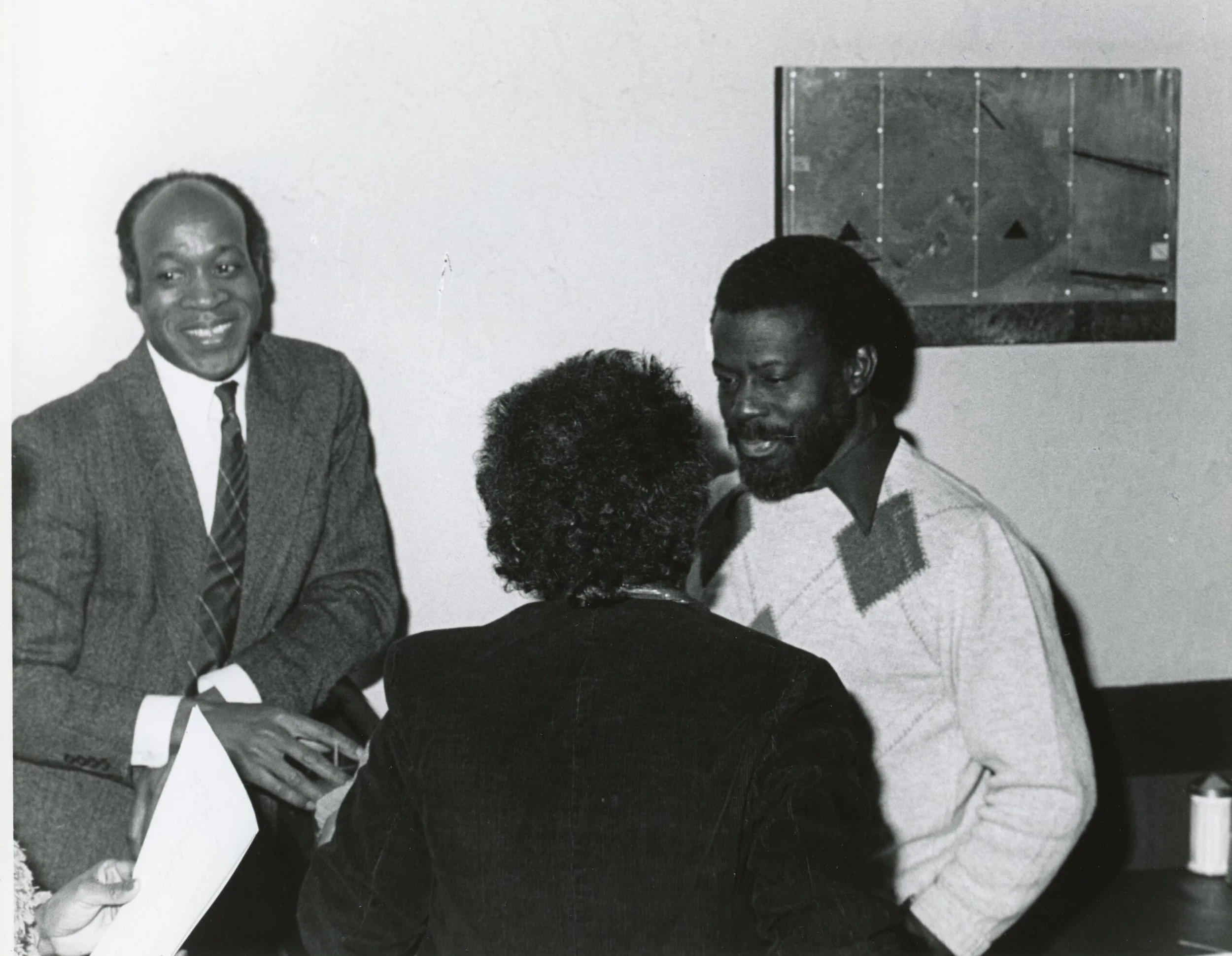 Hutson with Others, 1985.