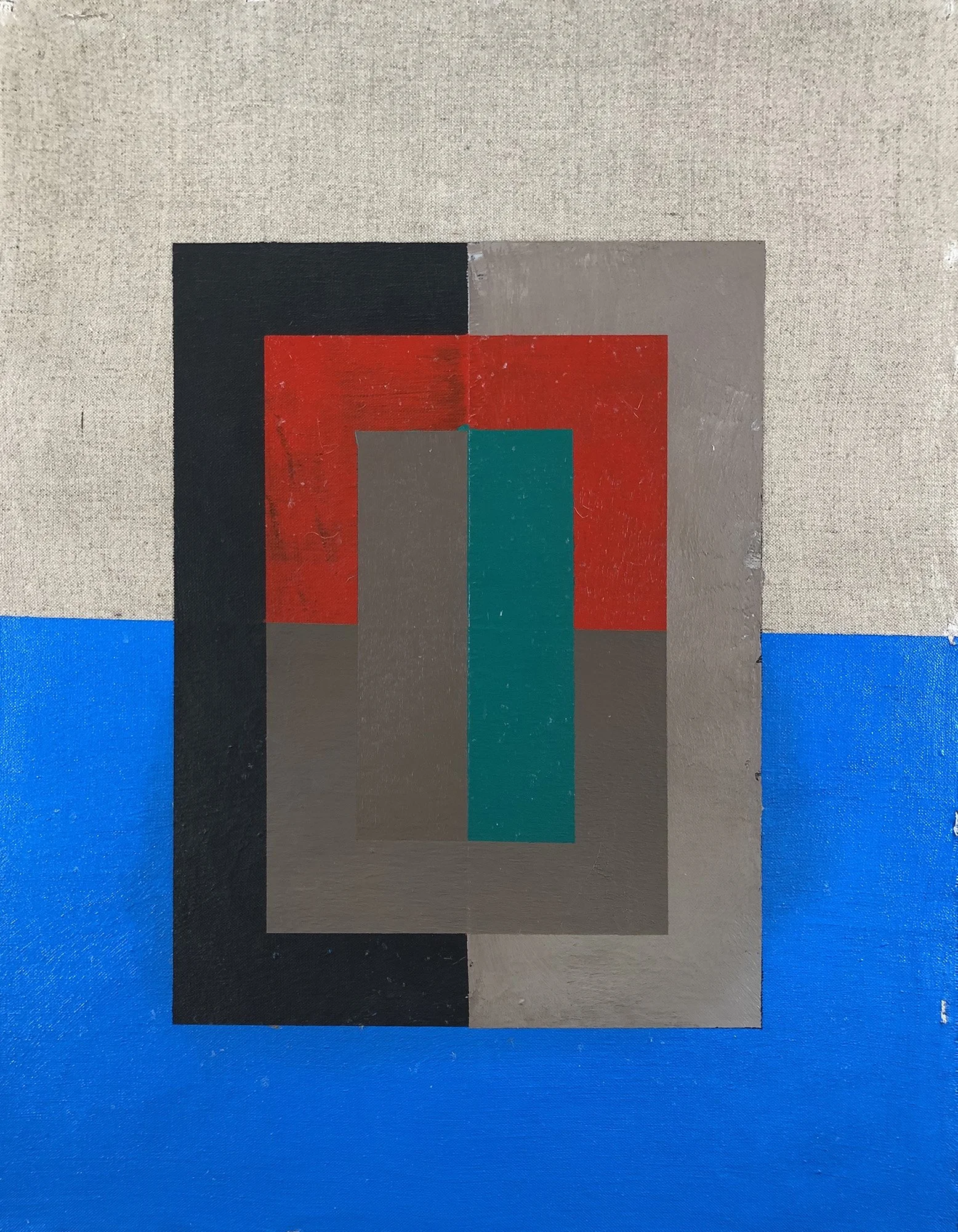 December 2019, "A.M. Series #4," 25 x 20 in., Acrylic on Linen