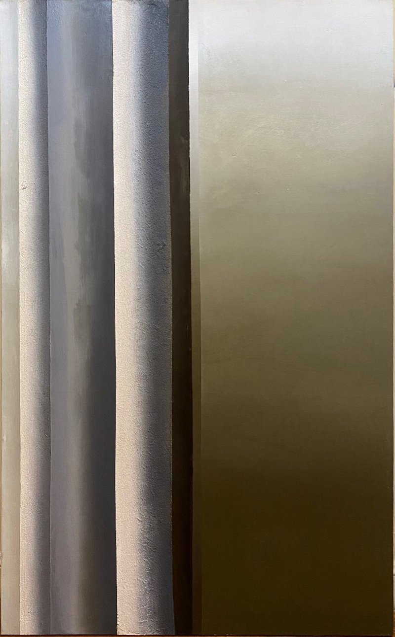 2010, "Composition #14-2 / 365 Series," 86 x 52 in., Acrylic on Linen