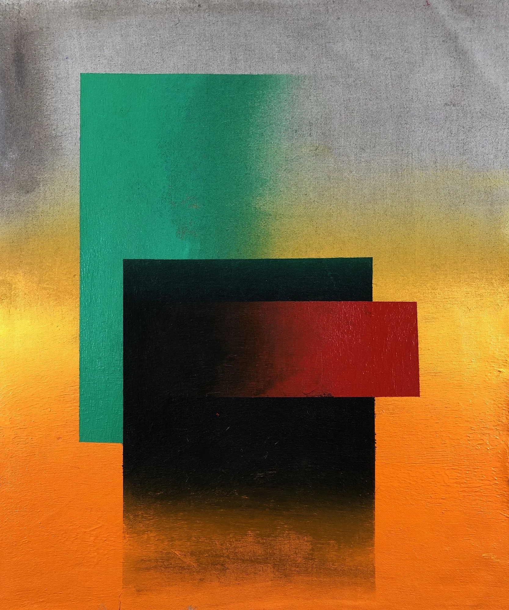 January 2020, "A.M. Series #8," 24 x 20 in., Acrylic on Linen