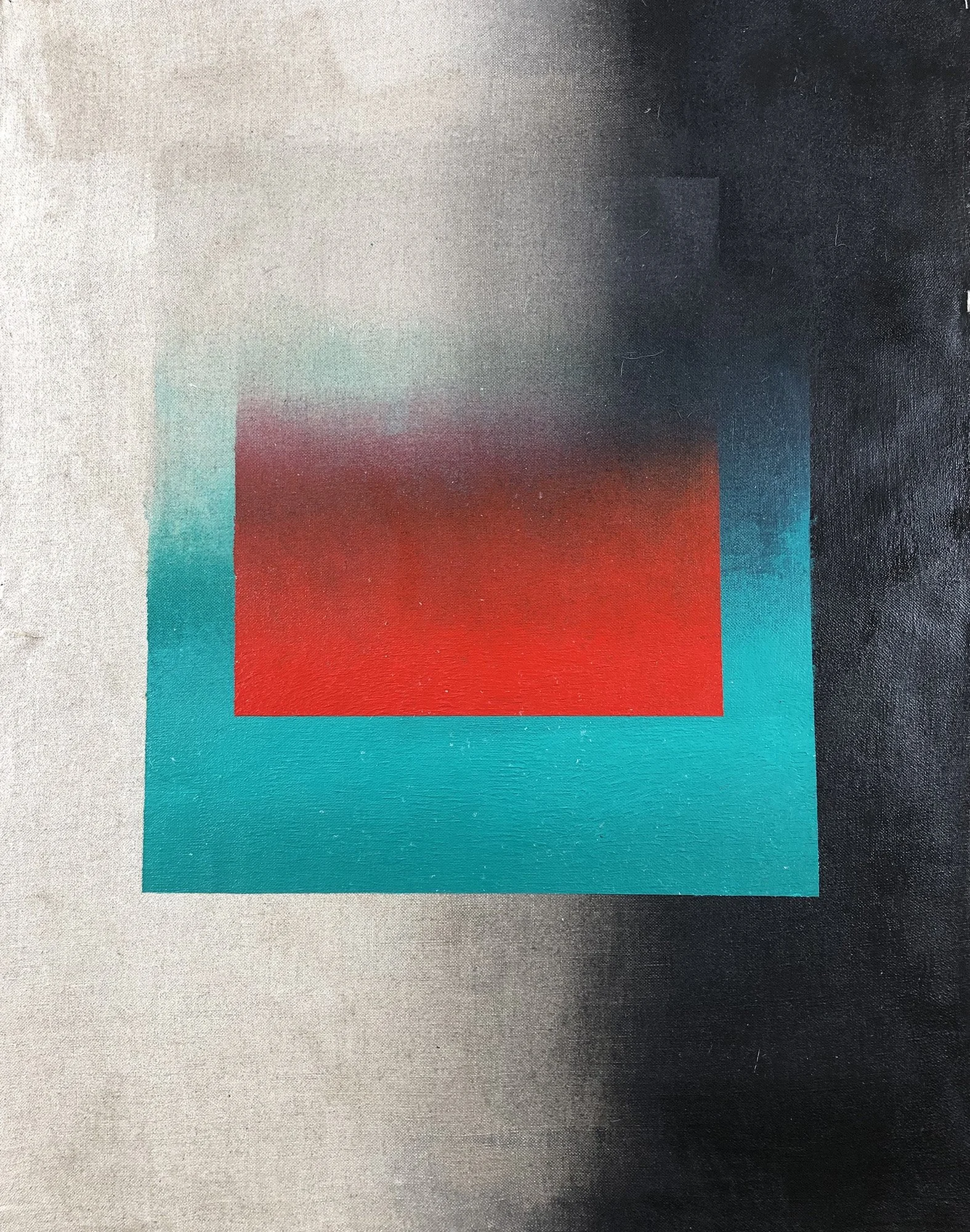 December 2019, "A.M. Series #7," 23 1/2 x 19 1/2 in., Acrylic on Linen