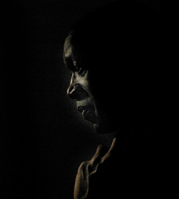 Hutson in his studio in Lancaster, Pennsylvania, 2004. Photo by Melvin Hardy.