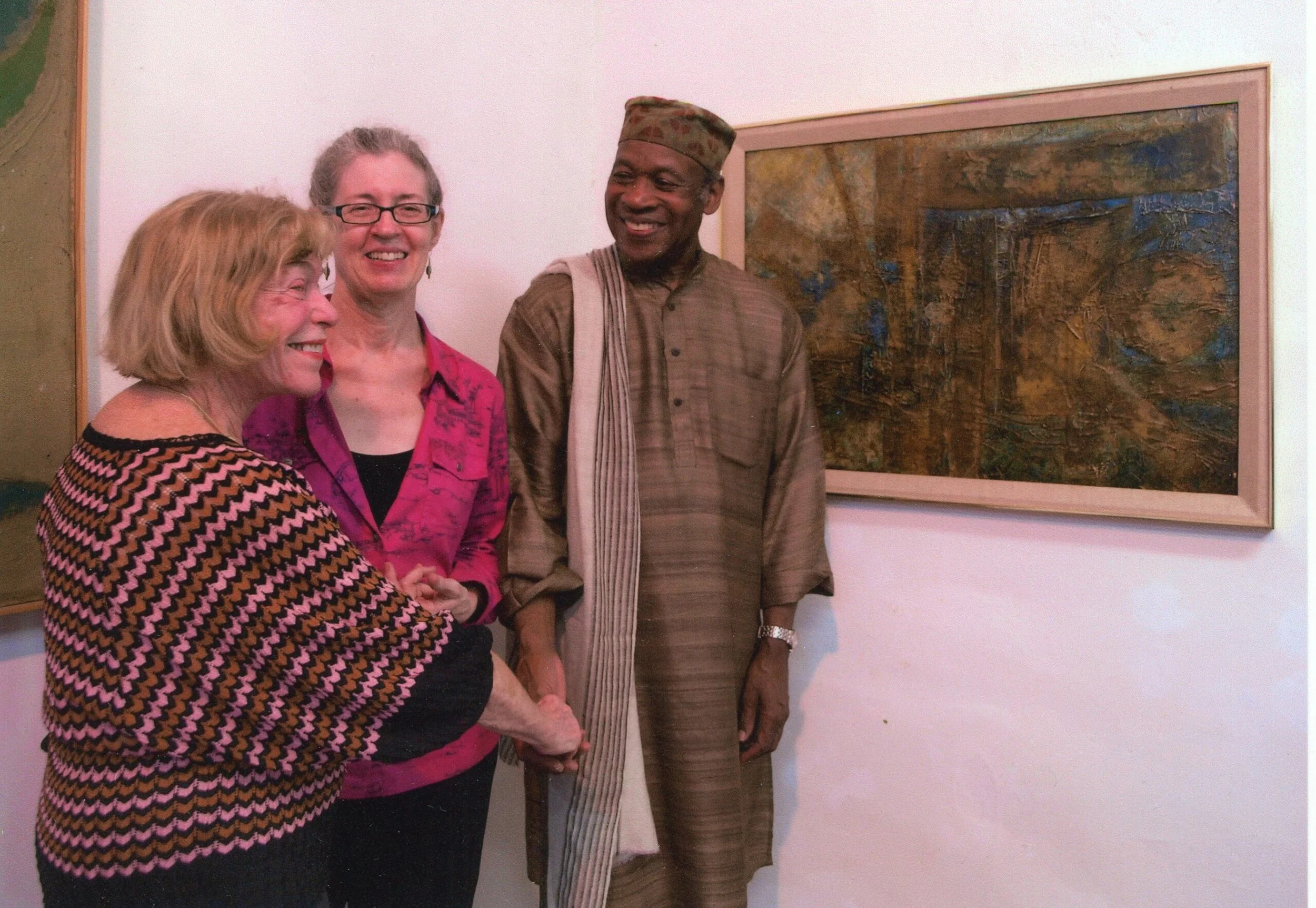 Hutson with Anita Shapolsky and Mary Ann Rose-Gentry, 2010.