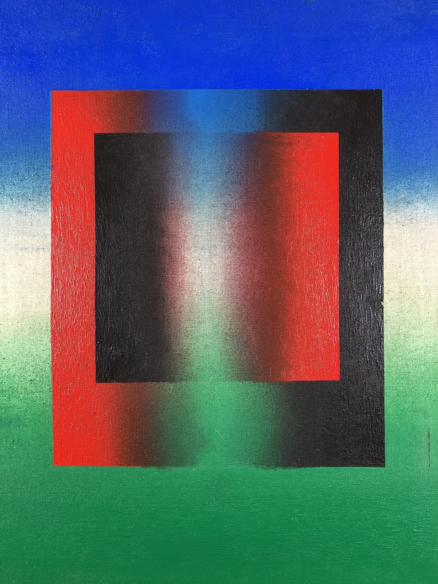 March 2020, "A.M. Series # 11," 26 1/4 x 20 in., Acrylic on Linen