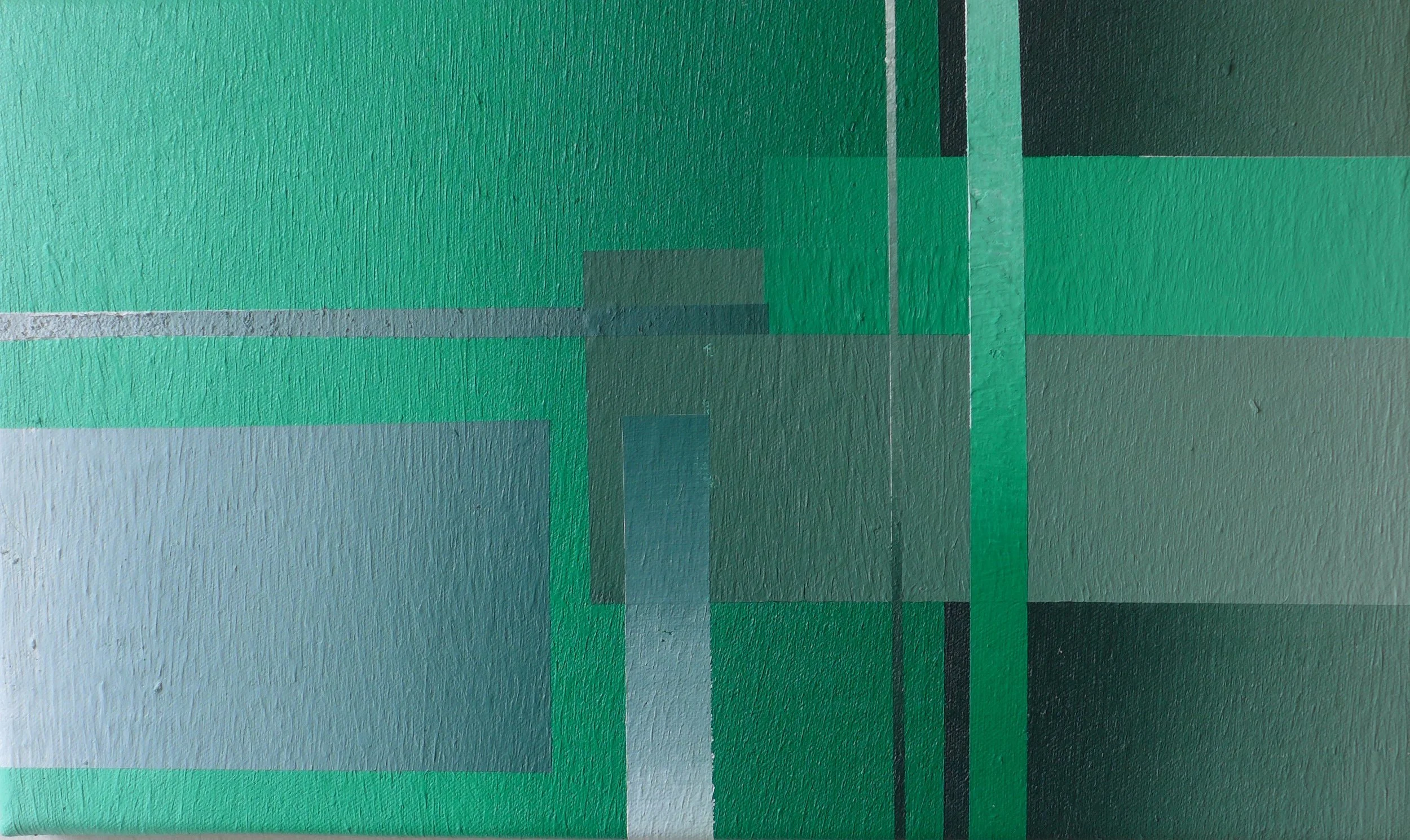 2012 - 2015, "Arms Length Series (# Unknown)," Acrylic on Linen