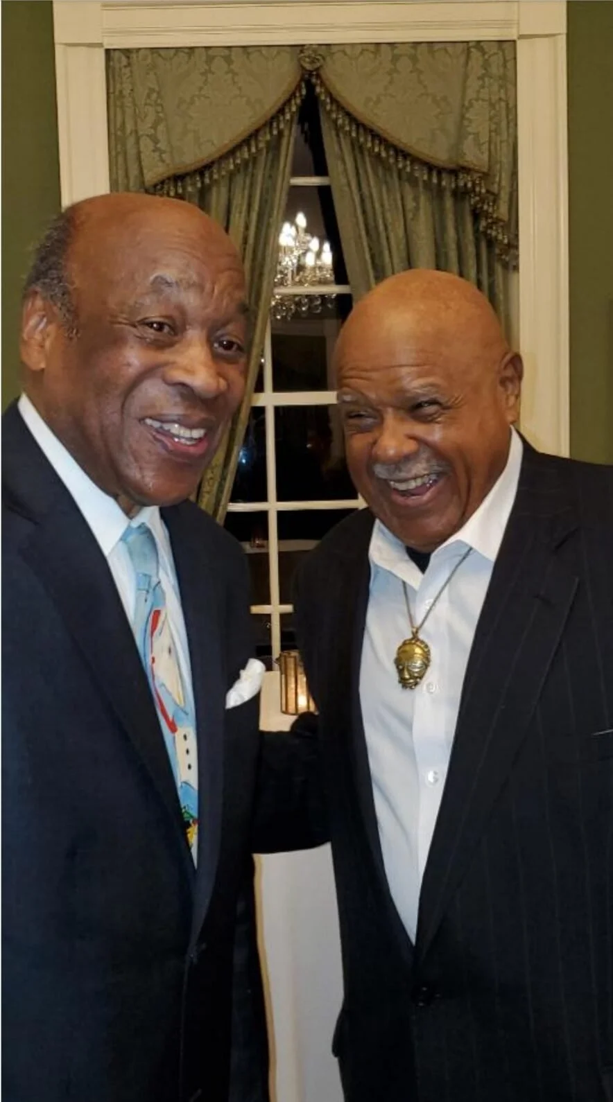 Hutson and Mel Edwards, Governor's Mansion, 2020.