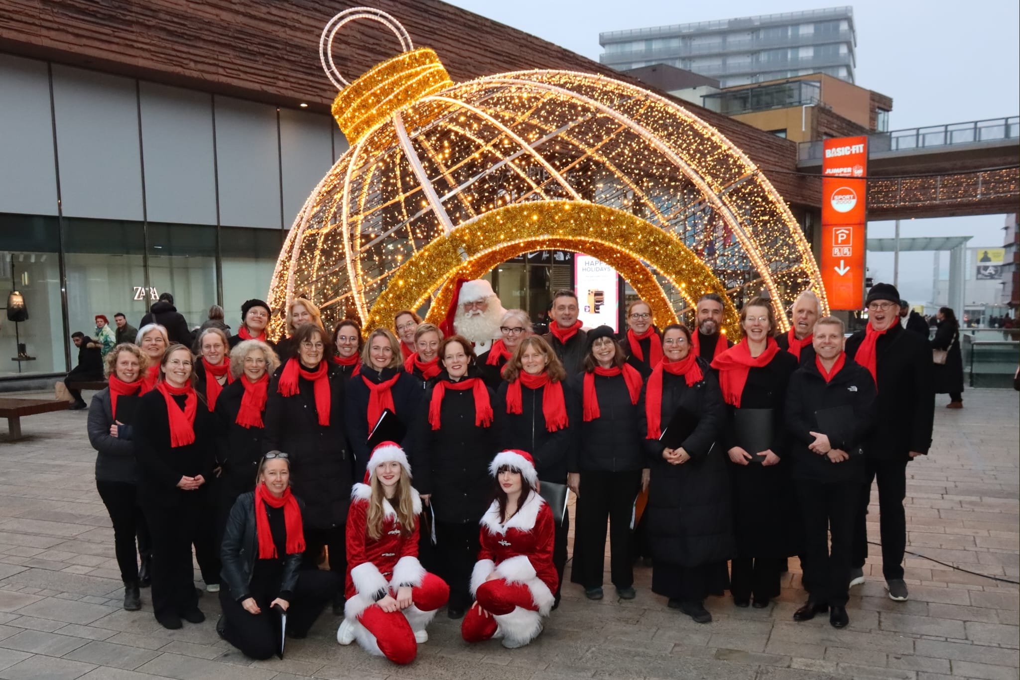 Winter zingen in Almere Stad