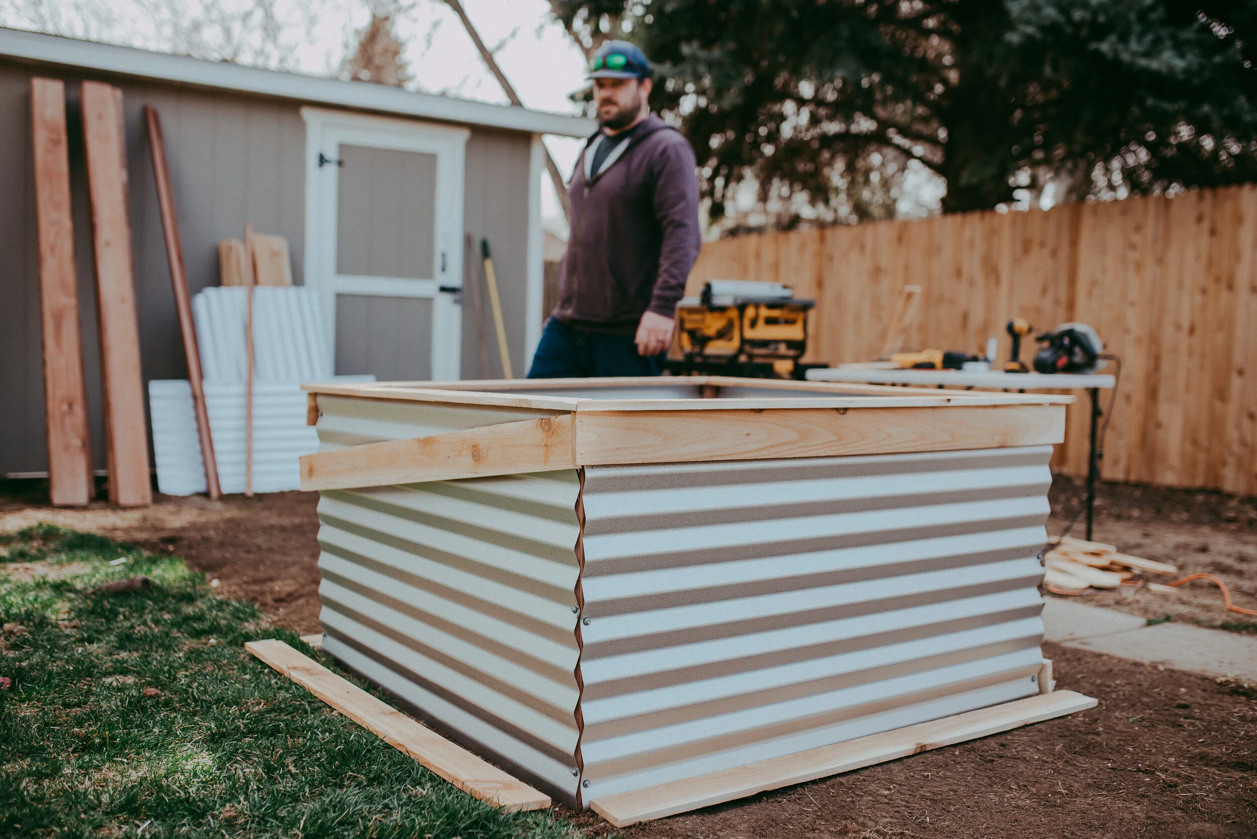 Building Our Colorado Raised Garden Beds | Sunshine Lady Photography