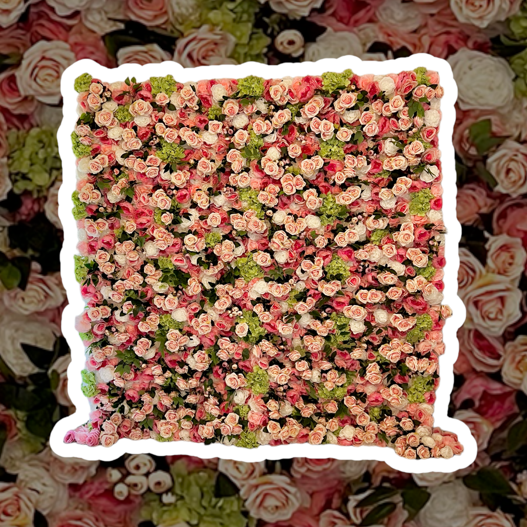 Colorful Flower Wall Rental Atlanta