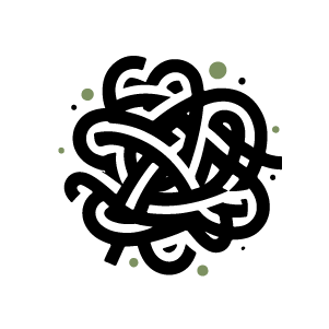 Illustration showing chaos.