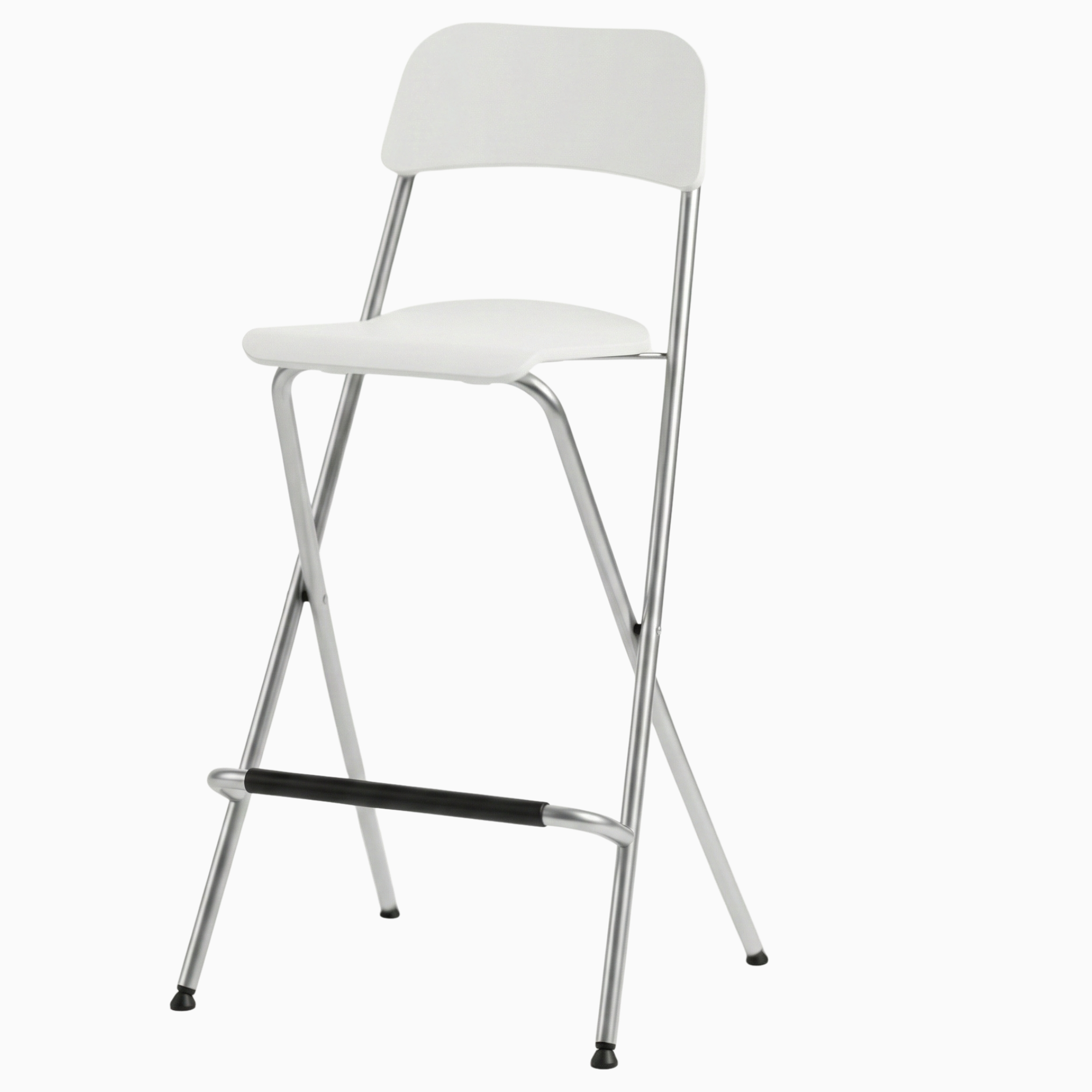 White Foldable Bar Stool
