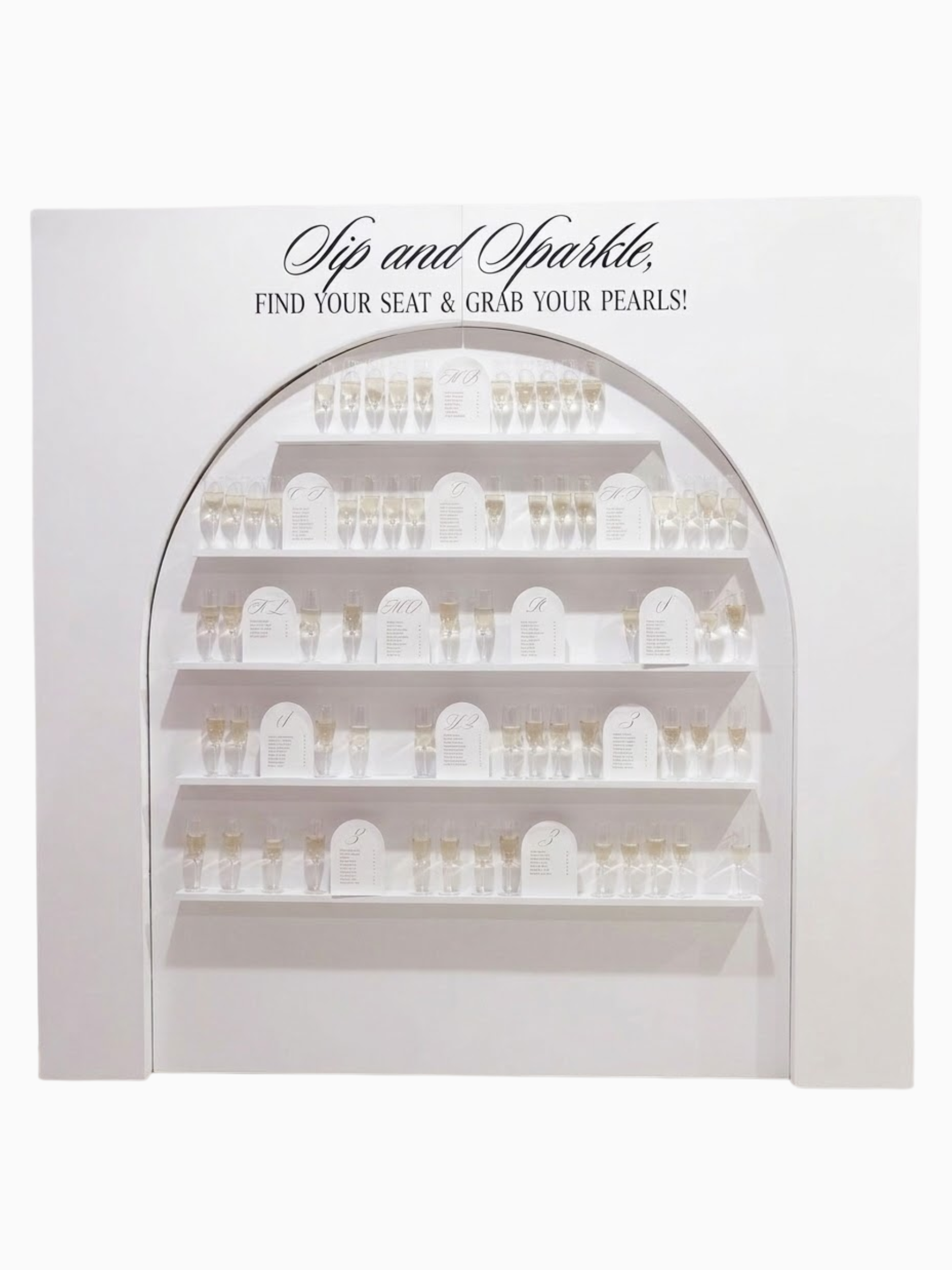 Custom Print Champagne Wall with Frame