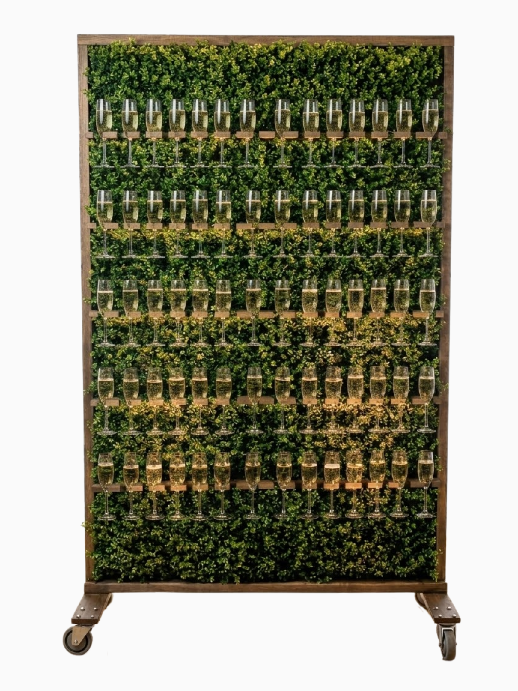 Greenery Champagne Wall