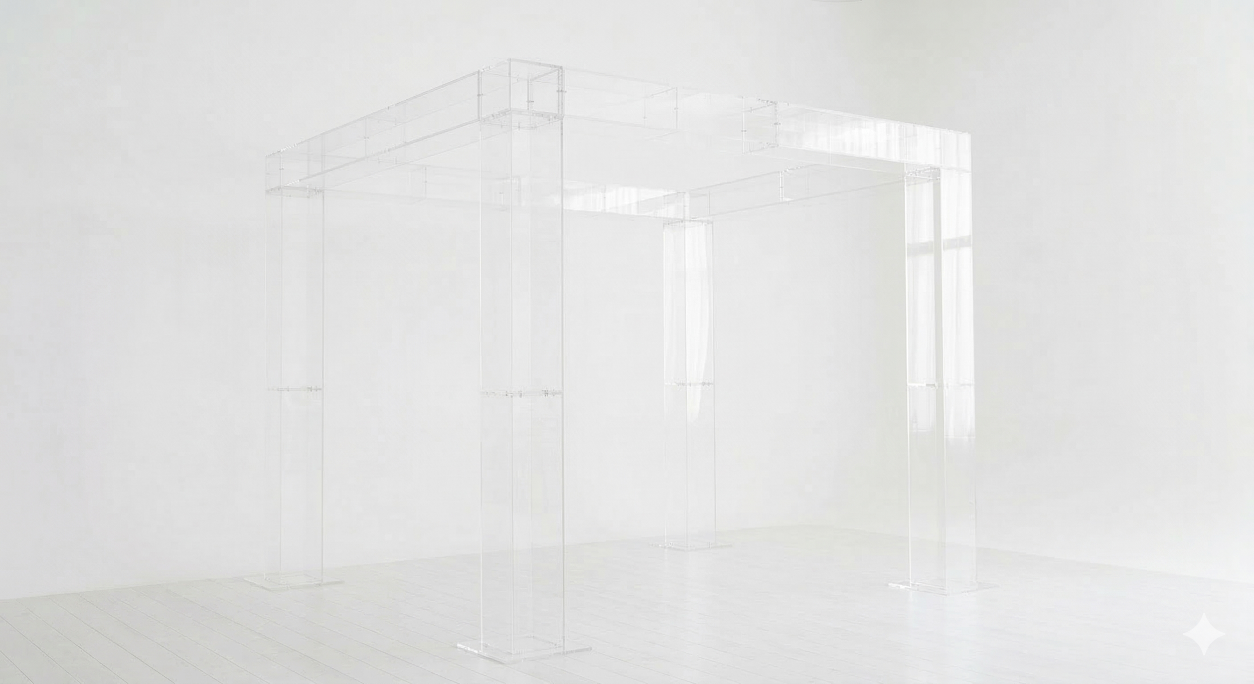 Clear Acrylic Mandap