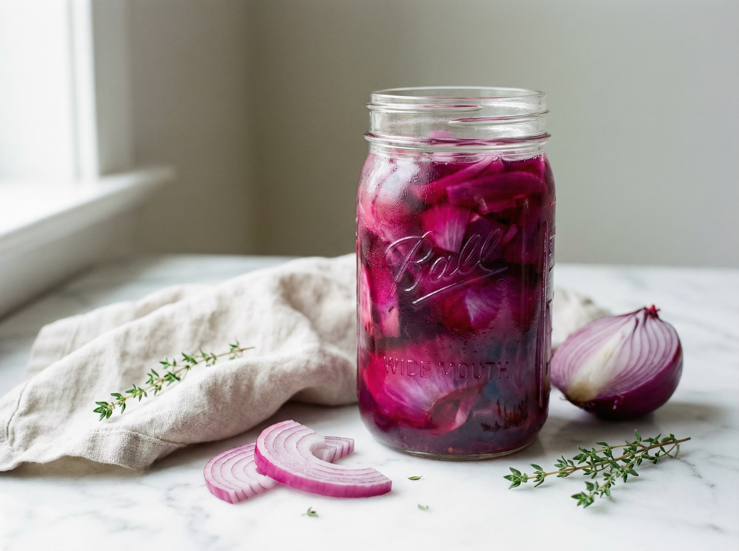 Low Histamine Fermented Purple Onions for Gut &amp; Brain Health