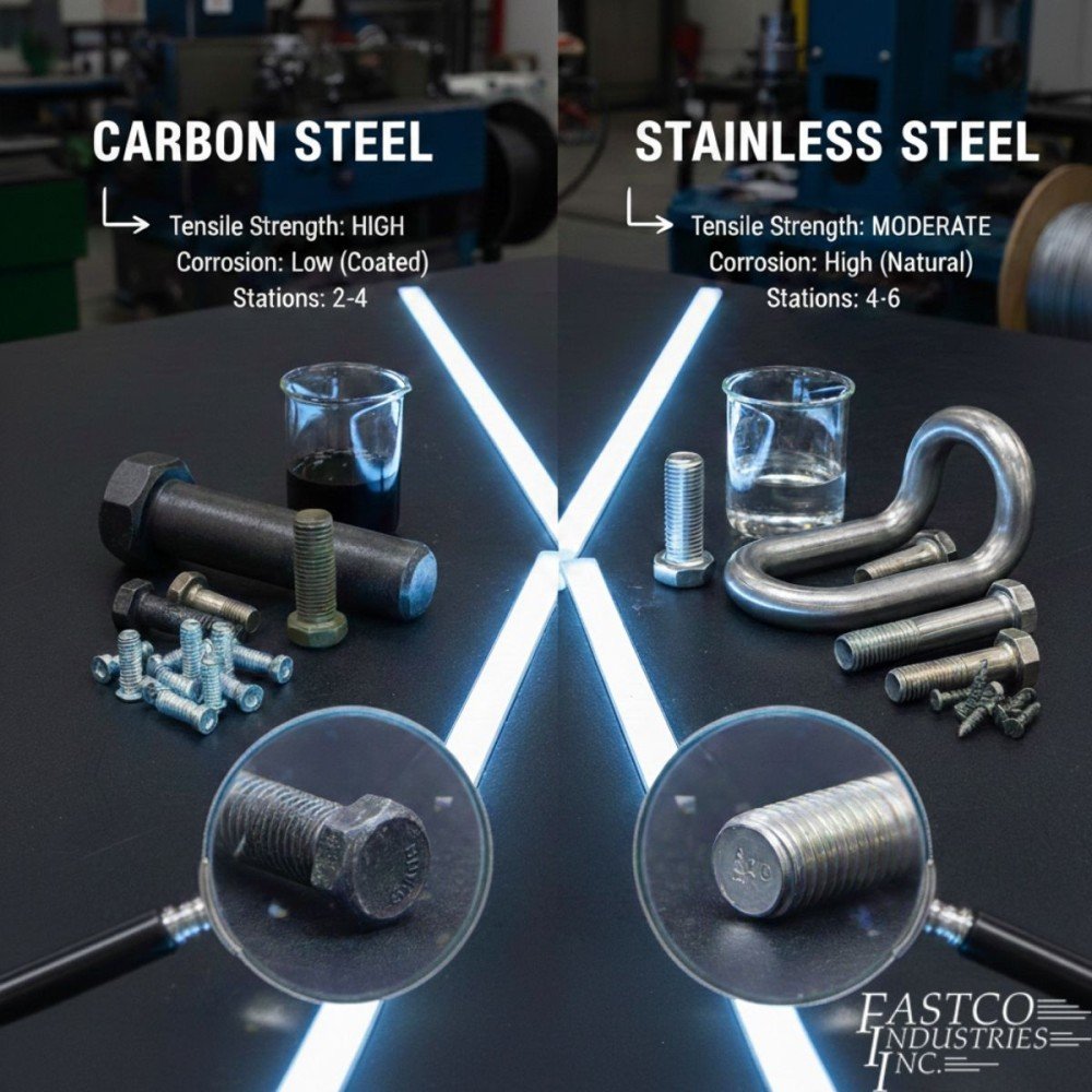 Carbon vs stainless steel
