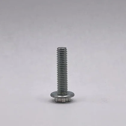 M6 Bolt  w/ Zinc & Clear Trivalent Chromate Plating