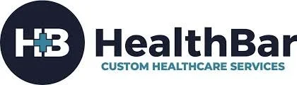 HealthBar Custom Healthcare Services logo representing the onsite nurse and wellness partnership for employees.