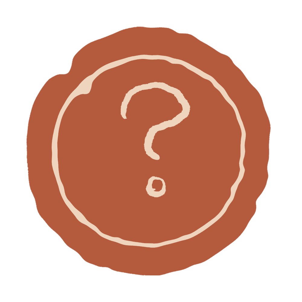 question mark identity branding icon