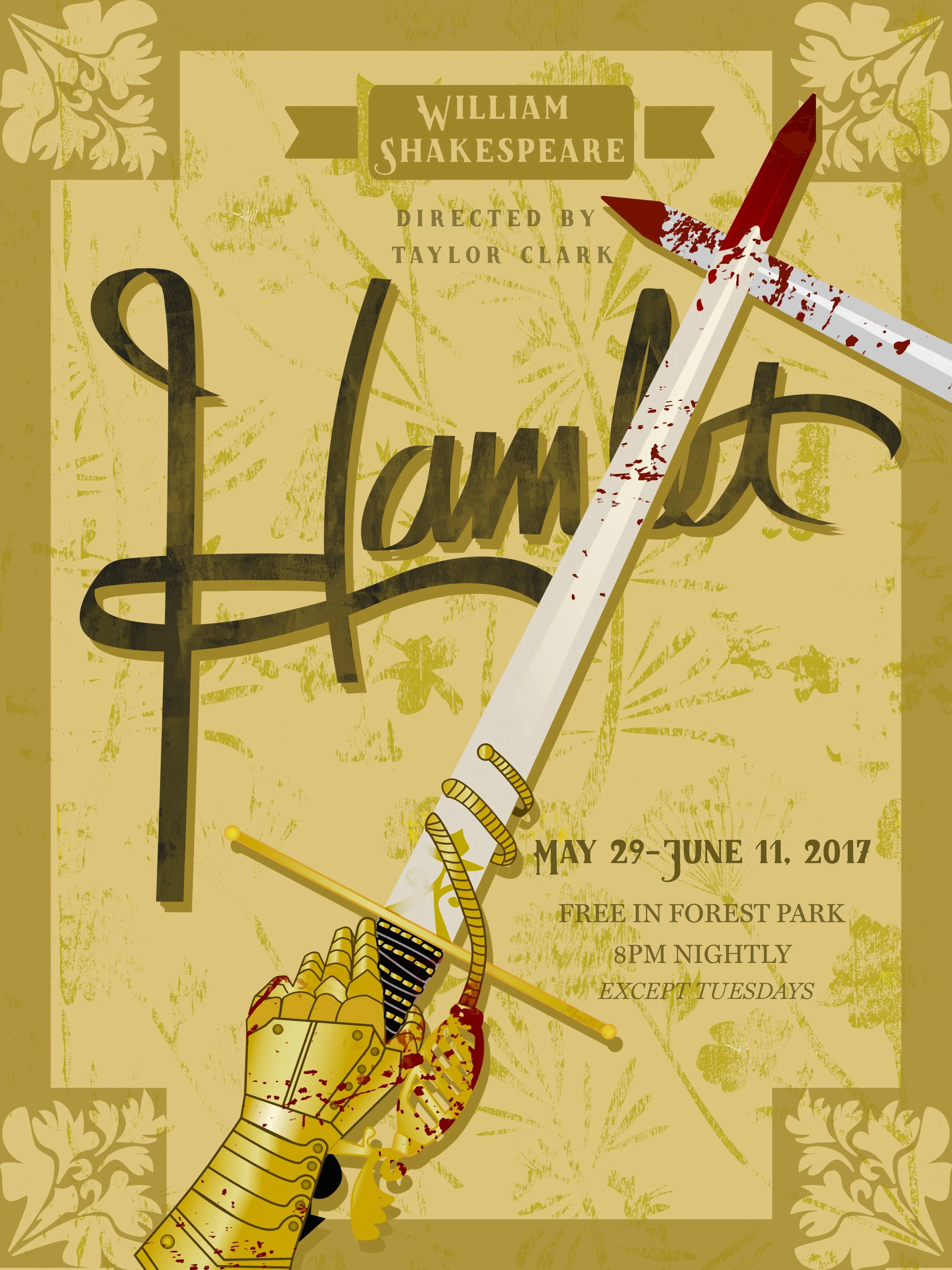 Theatrical Poster: Hamlet, 2017