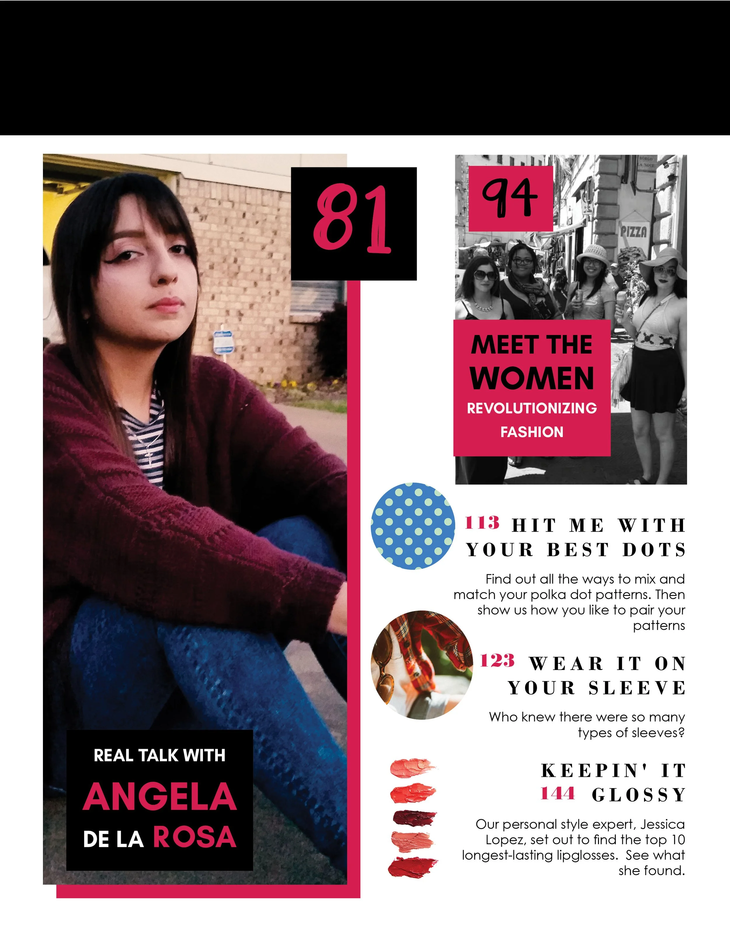 Magazine Spread: Street Talk, 2015