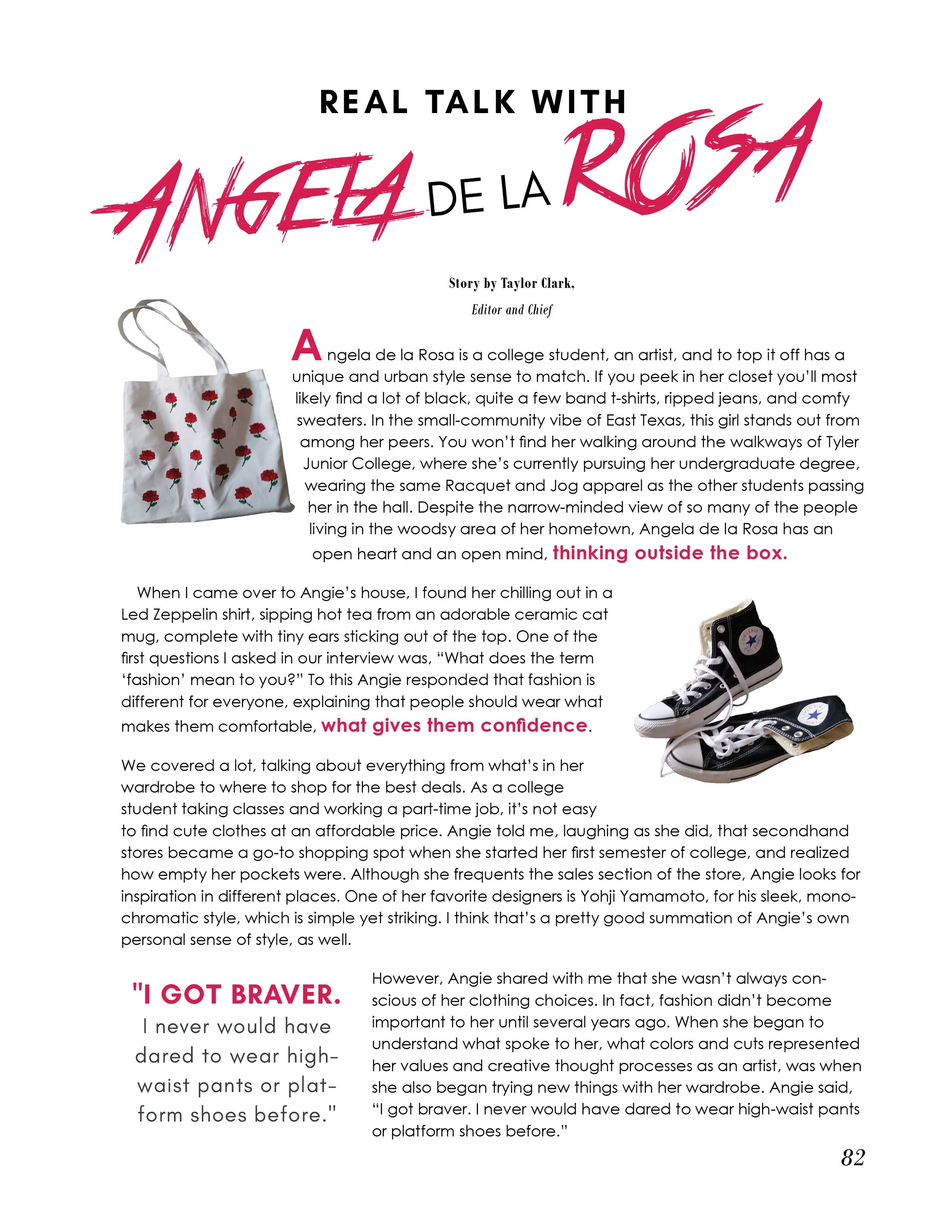 Magazine Spread: Street Talk, 2015