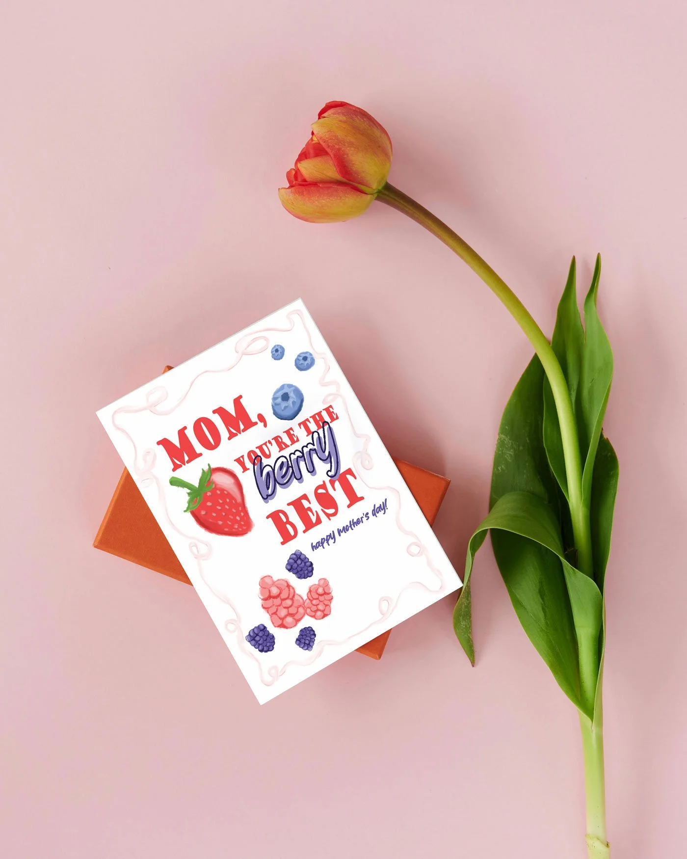 You're the Berry Best Mother's Day Card Mockup