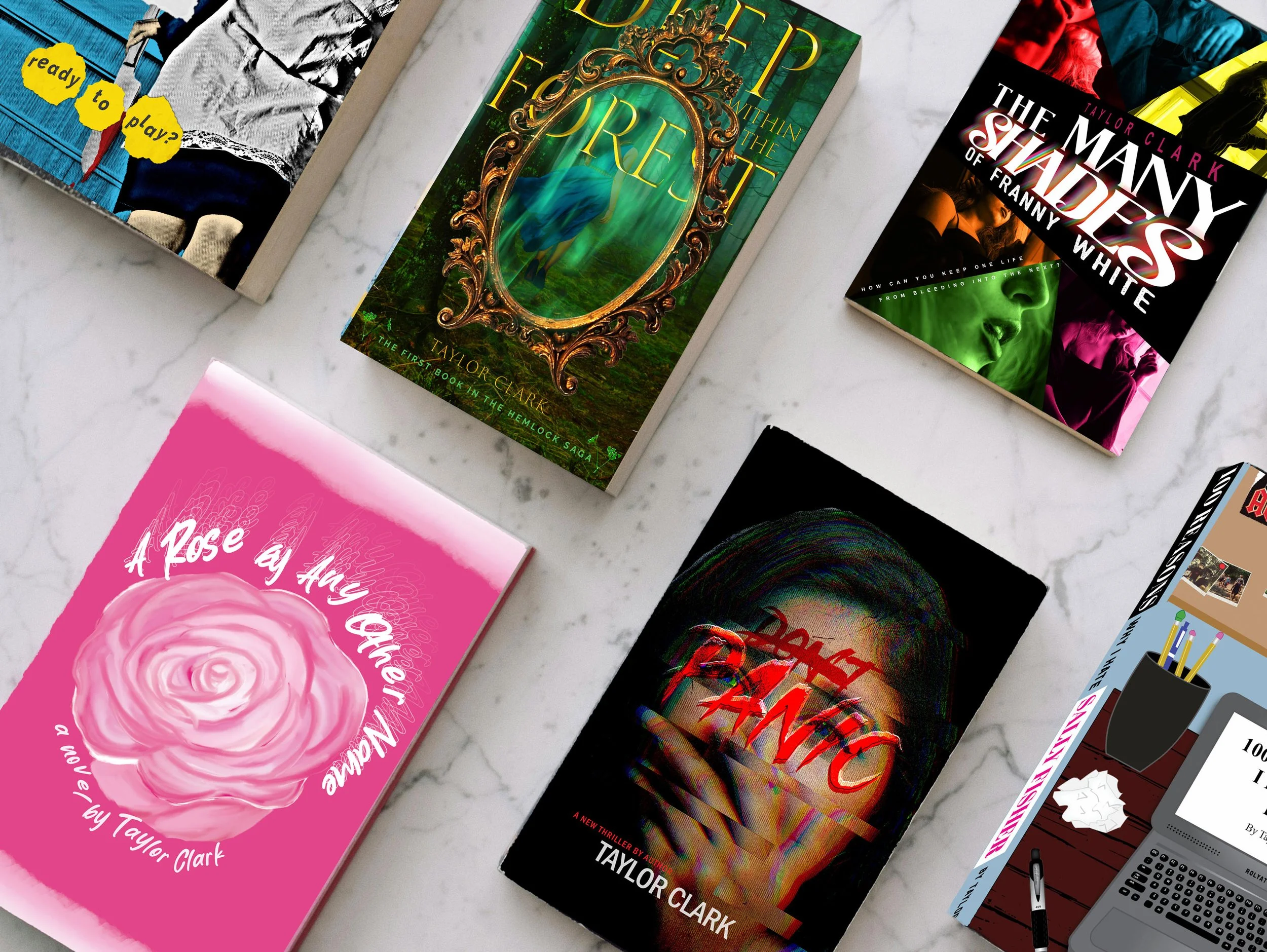 book cover portfolio