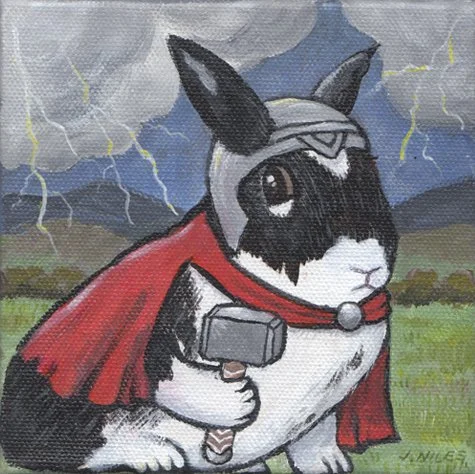 "Love this painting of Thor! I really think [the recipient] is going to, as well. :)"
-Amy B.