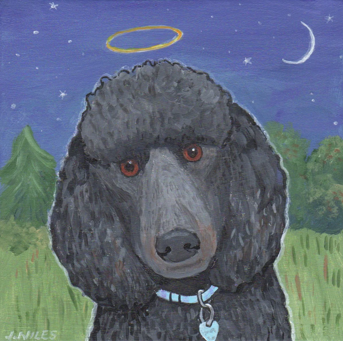 "Oh, he is beautiful. That’s my boy! And he did love romping in the woods and fields. Thank you so much." 
-Kristin S.