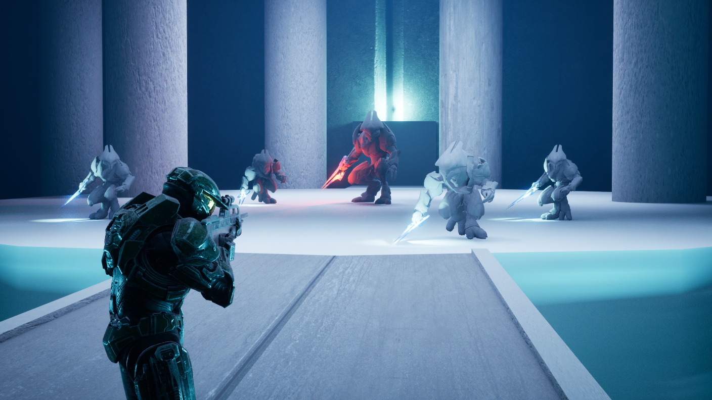 First Blockout Idea in Unreal Engine 5