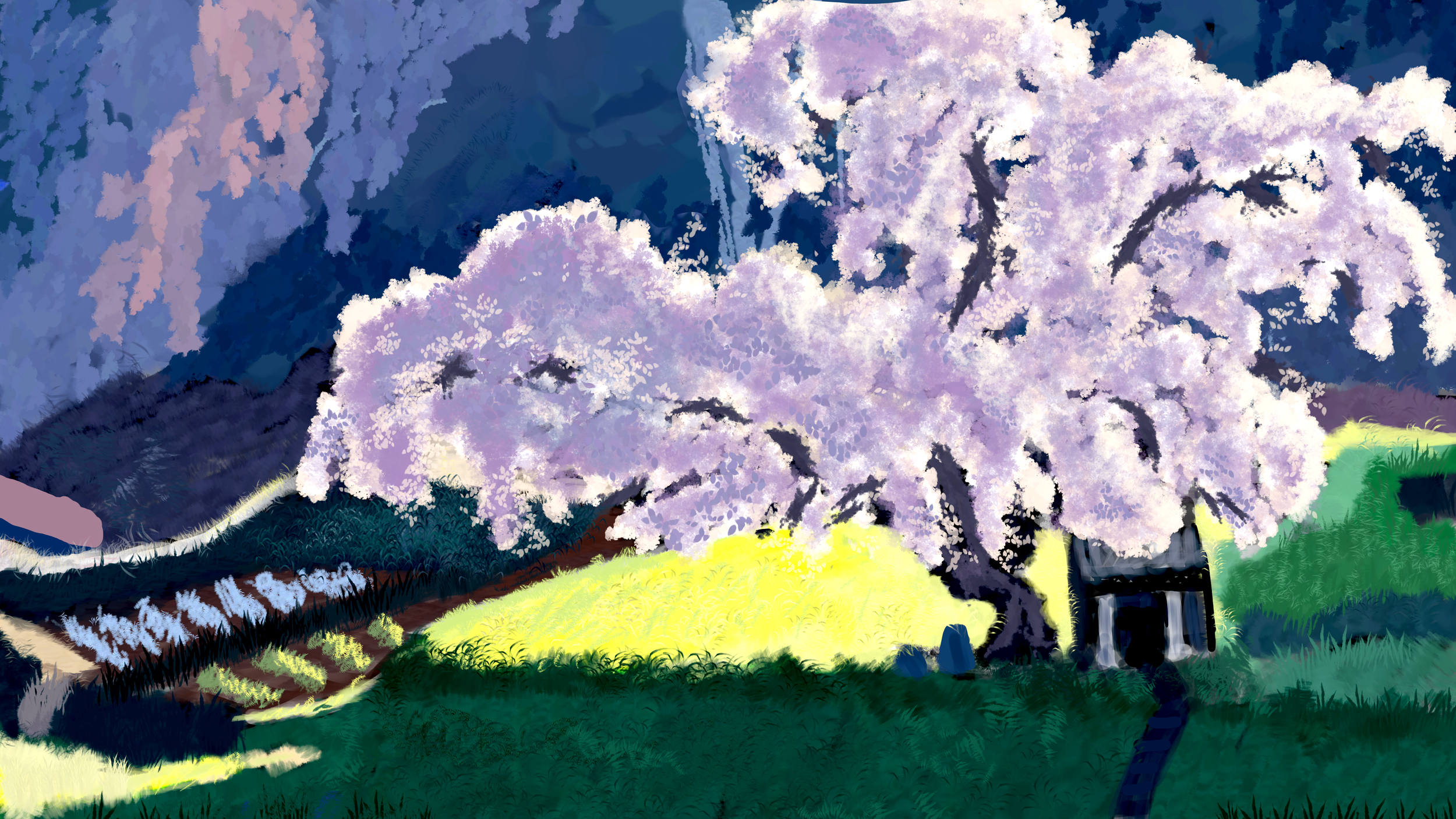 Hudson River Study - Final rendering.