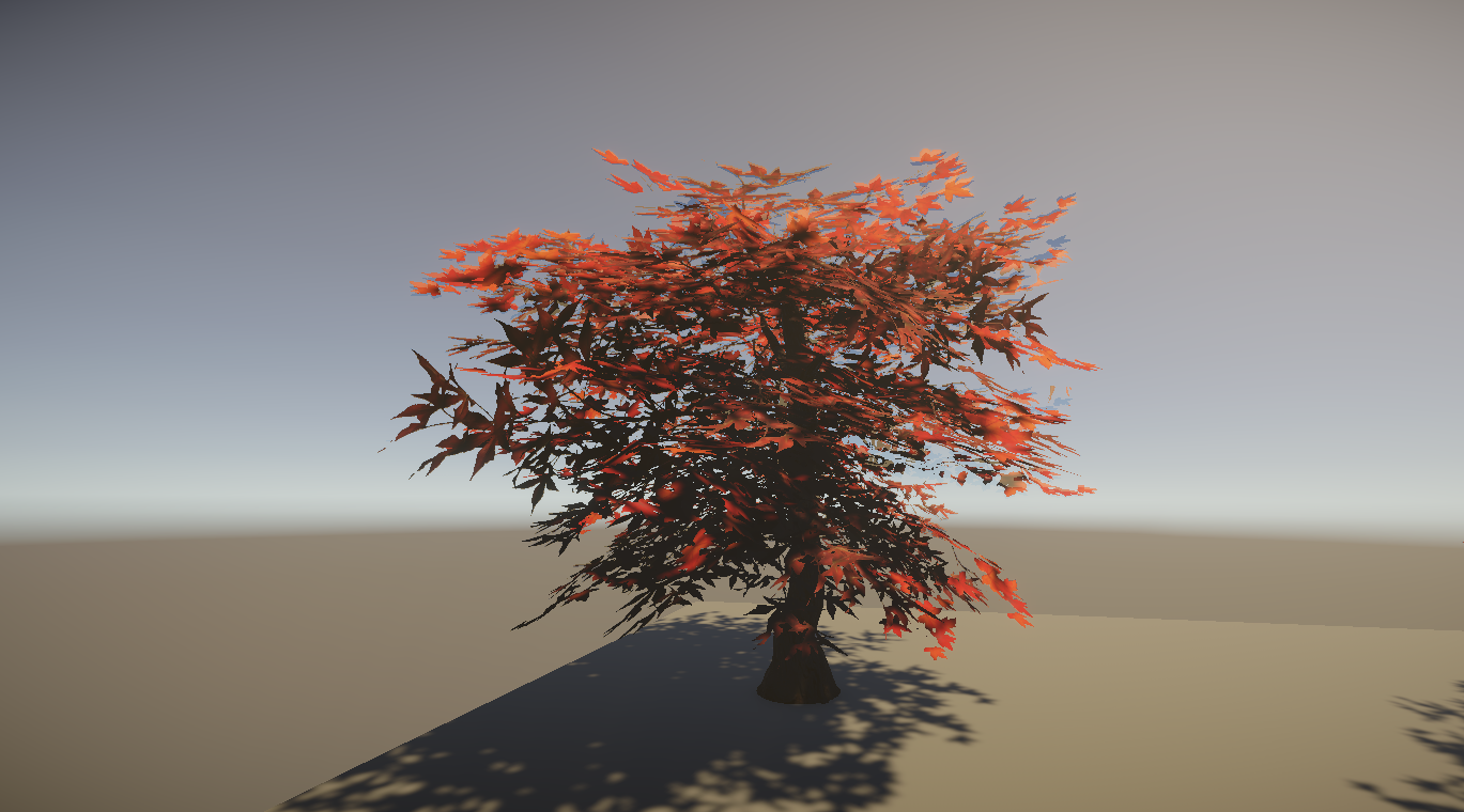 Japanese Maple Tree made in Maya and Rendered in Unity. First time making a tree in Maya was an interesting experience. I was actually a bit sick of looking at trees in real life as an after-effect.