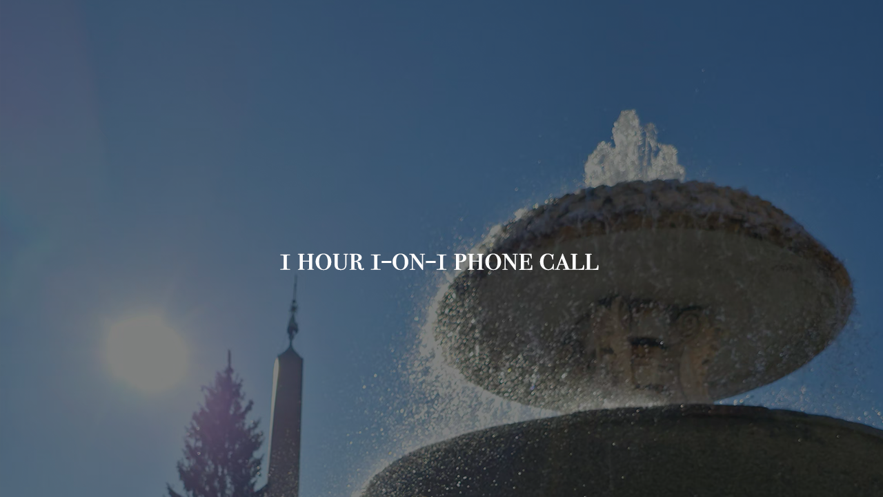 1 Hr 1-on-1 Phone Call