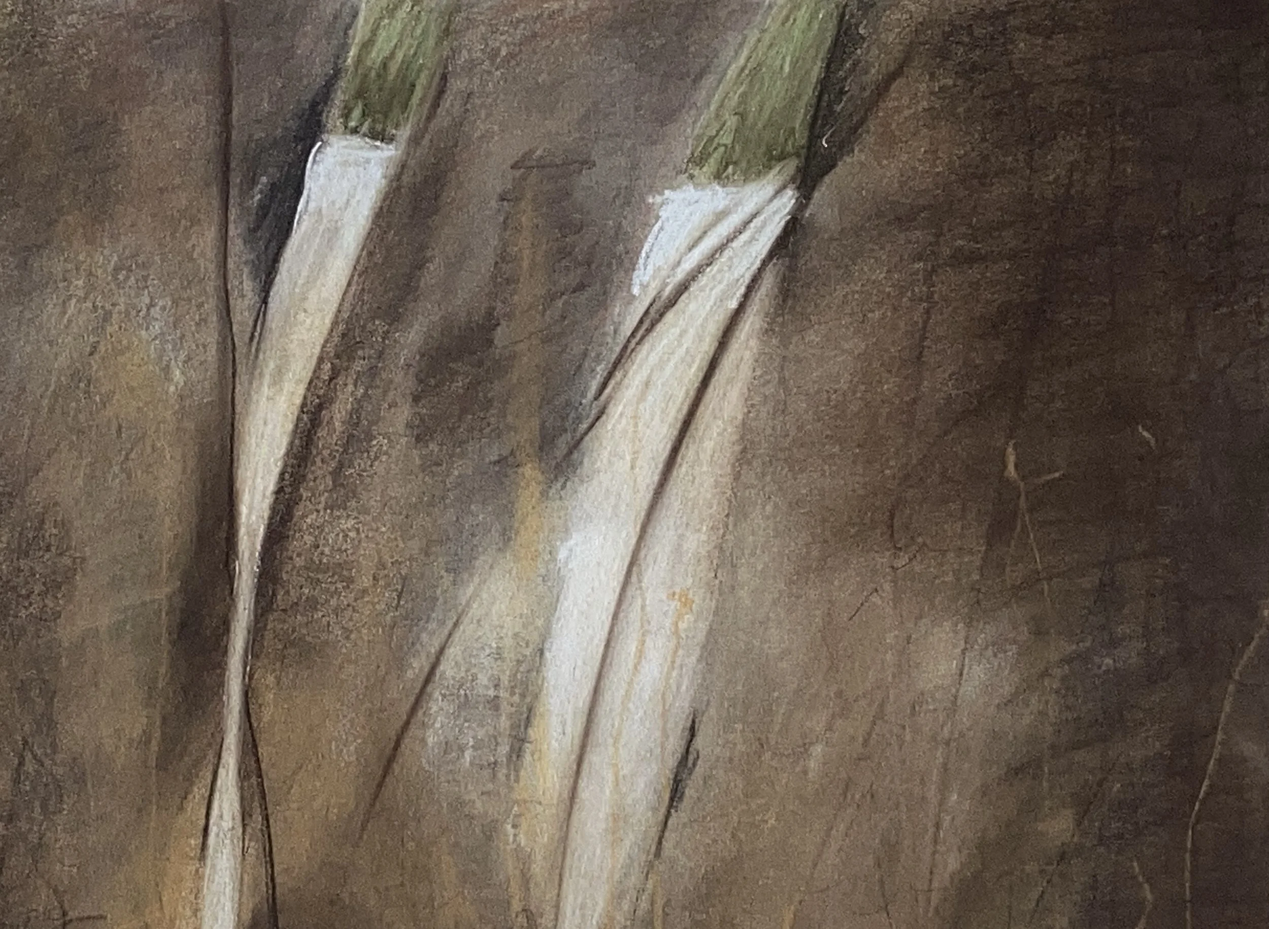 "Rhythm in the Trees", 2023. Pastel on paper - 24 3/4" x 19"