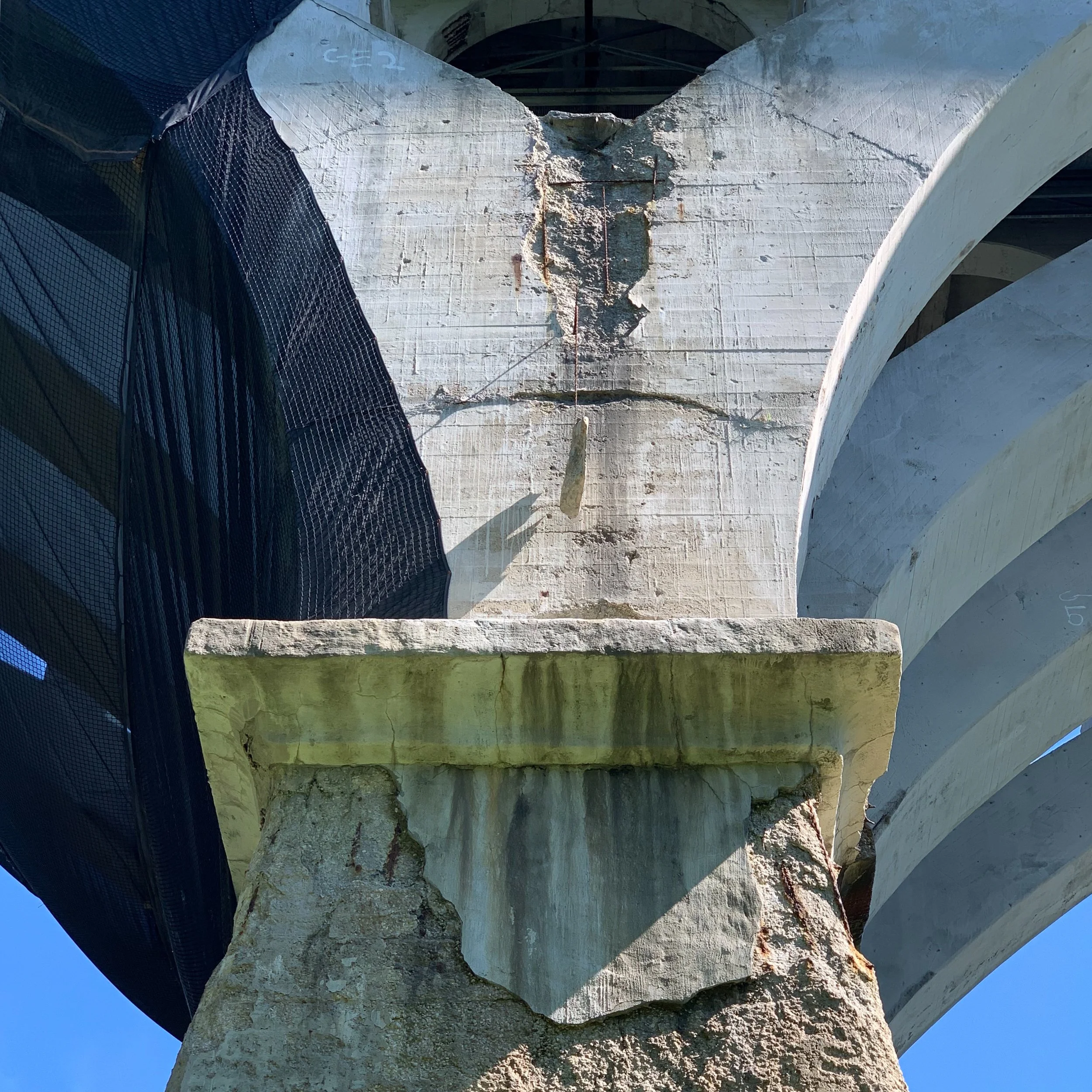 Crumbling Concrete Bridge